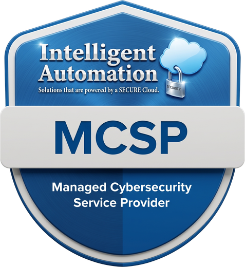 Intelligent Automation MCSP mark — Managed Cybersecurity Service Provider
